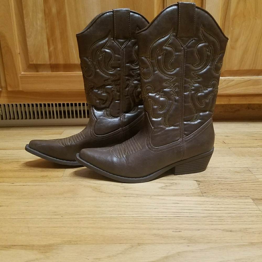 Brown Cowboy Boots